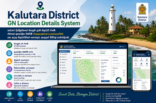 Kalutara District
 GN Location Details System